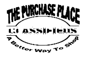 THE PURCHASE PLACE CLASSIFIEDS A BETTER WAY TO SHOP logo