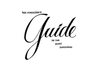 THE PURCHASER'S GUIDE TO THE MUSIC INDUSTRIES logo