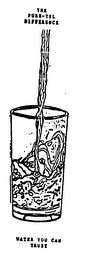 THE PURE-TEL DIFFERENCE WATER YOU CAN TRUST logo