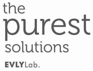 THE PUREST SOLUTIONS EVLY LAB. logo