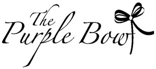 THE PURPLE BOW logo