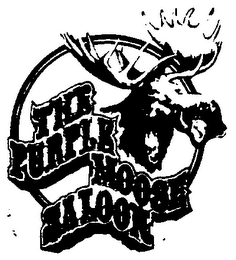 THE PURPLE MOOSE SALOON logo