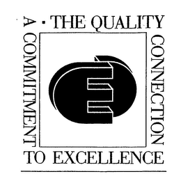 THE QUALITY CONNECTION A COMMITMENT TO EXCELLENCE E logo