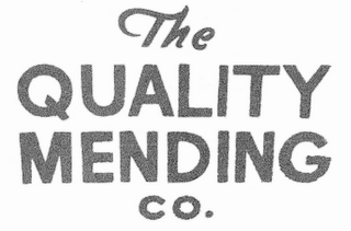 THE QUALITY MENDING CO. logo