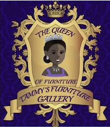 THE QUEEN OF FURNITURE TAMMY'S FURNITURE GALLERGY logo