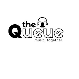 THE QUEUE MUSIC, TOGETHER logo