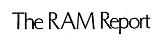 THE RAM REPORT logo