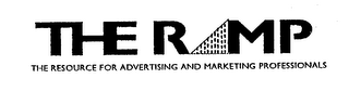 THE RAMP THE RESOURCE FOR ADVERTISING AND MARKETING PROFESSIONALS logo