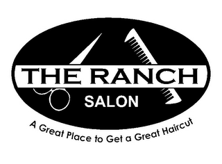 THE RANCH SALON A GREAT PLACE TO GET A GREAT HAIRCUT logo