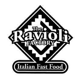 THE RAVIOLI FACTORY ITALIAN FAST FOOD logo