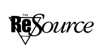 THE RE SOURCE GUIDE logo