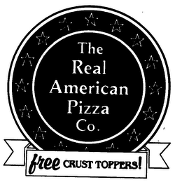 THE REAL AMERICAN PIZZA CO. FREE CRUST TOPPES] logo