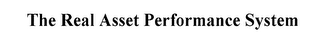THE REAL ASSET PERFORMANCE SYSTEM logo