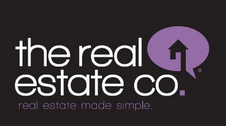 THE REAL ESTATE CO. REAL ESTATE MADE SIMPLE. logo