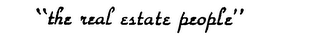 "THE REAL ESTATE PEOPLE" logo