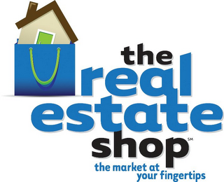 THE REAL ESTATE SHOP THE MARKET AT YOUR FINGERTIPS logo