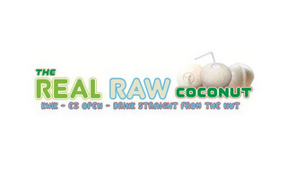 THE REAL RAW COCONUT KWIK - EZ OPEN - DRINK STRAIGHT FROM THE NUT logo