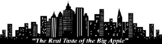 "THE REAL TASTE OF THE BIG APPLE" logo