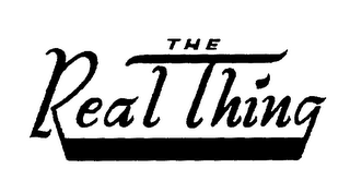 THE REAL THING logo