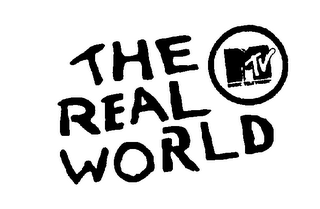 THE REAL WORLD MTV MUSIC TELEVISION logo