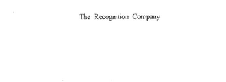 THE RECOGNITION COMPANY logo