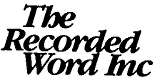 THE RECORDED WORD INC logo