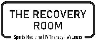 THE RECOVERY ROOM SPORTS MEDICINE | IV THERAPY | WELLNESS logo