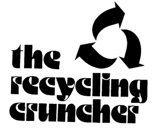 THE RECYCLING CRUNCHER logo