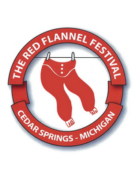 THE RED FLANNEL FESTIVAL CEDAR SPRINGS-MICHIGAN logo