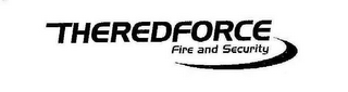THE RED FORCE FIRE AND SECURITY logo
