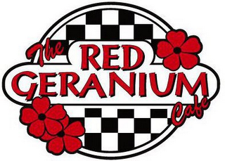 THE RED GERANIUM CAFE logo