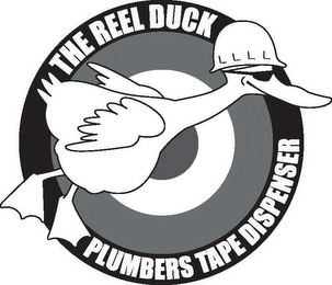 THE REEL DUCK PLUMBERS TAPE DISPENSER logo