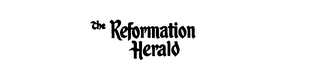 THE REFORMATION HERALD logo