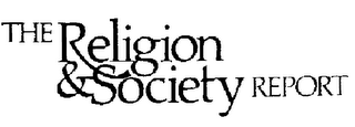 THE RELIGION & SOCIETY REPORT logo