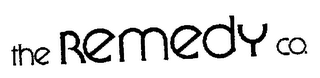 THE REMEDY CO. logo