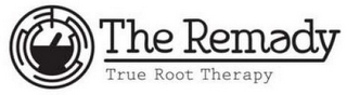 THE REMEDY TRUE ROOT THERAPY logo