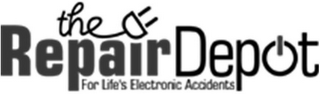 THE REPAIR DEPOT FOR LIFE'S ELECTRONIC ACCIDENTS logo
