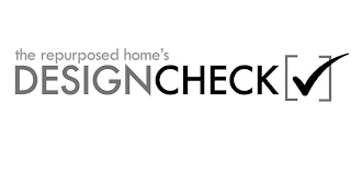 THE REPURPOSED HOME'S DESIGNCHECK logo