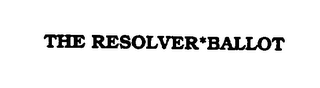THE RESOLVER*BALLOT logo