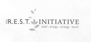 THE R.E.S.T. INITIATIVE RELIEF · ENERGY · SYNERGY · TOUCH logo