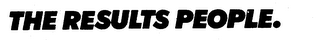 THE RESULTS PEOPLE. logo