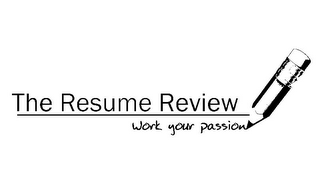 THE RESUME REVIEW WORK YOUR PASSION logo