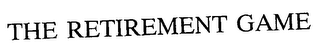 THE RETIREMENT GAME logo
