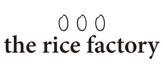THE RICE FACTORY logo