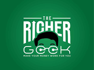 THE RICHER GEEK MAKE YOUR MONEY WORK FOR YOU logo