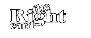 THE RIGHT CARD logo