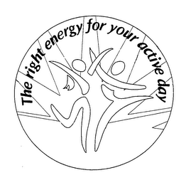 THE RIGHT ENERGY FOR YOUR ACTIVE DAY logo