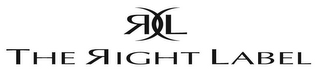 THE RIGHT LABEL RL logo