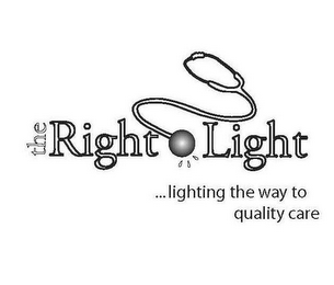 THE RIGHT LIGHT ... LIGHTING THE WAY TO QUALITY CARE logo
