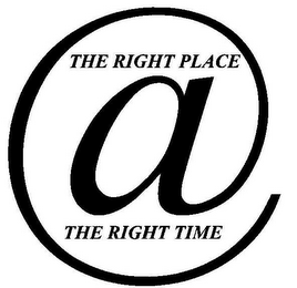 THE RIGHT PLACE @ THE RIGHT TIME logo